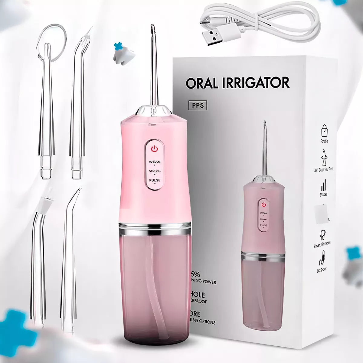 IRRIGADOR BUCAL RECARGABLE (ENVIO GRATIS) ⭐⭐⭐⭐⭐